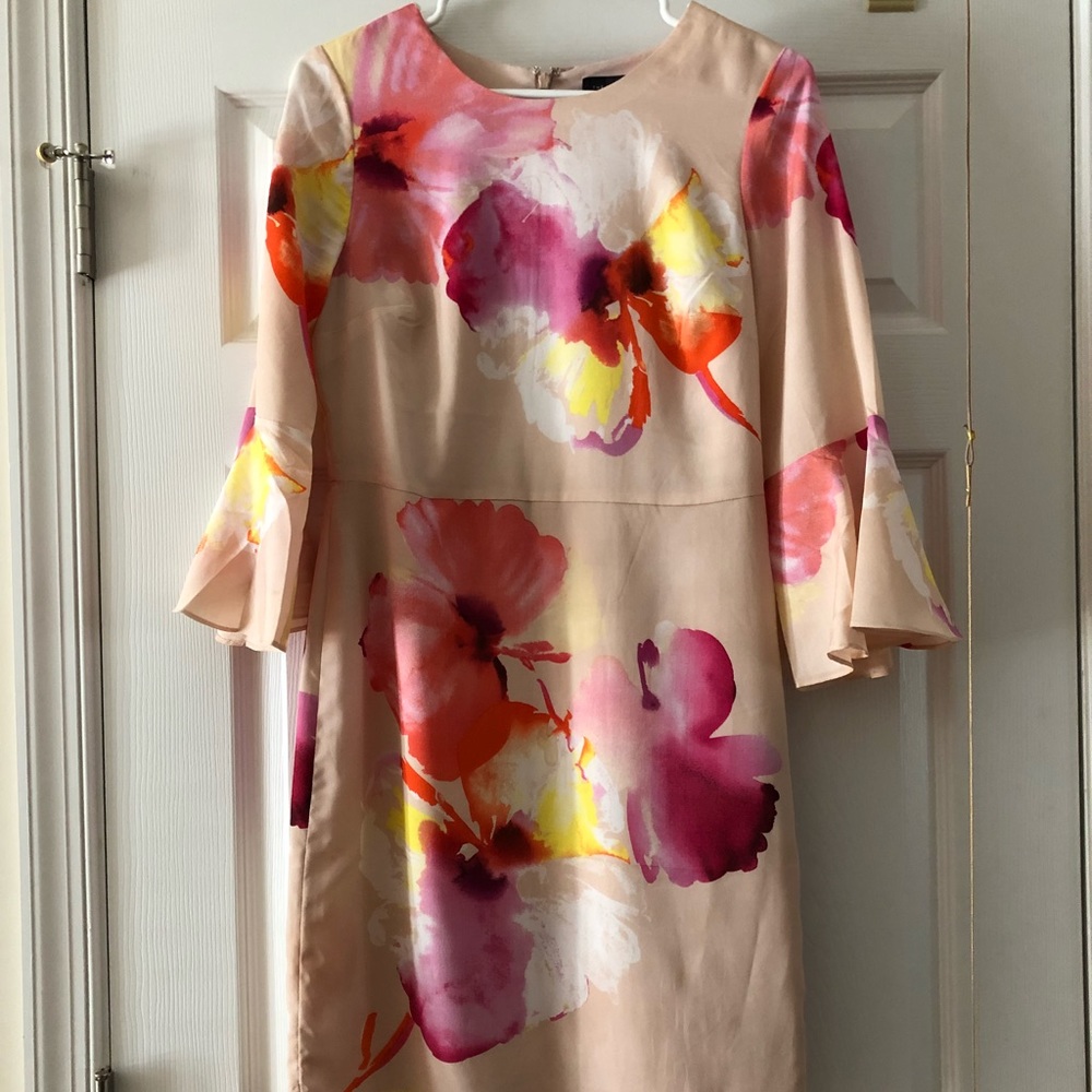 The Limited floral bell sleeve dress